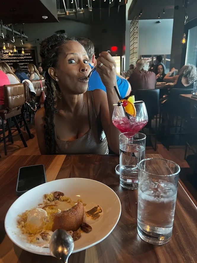 Dessert at Bourbon and Bones, Peoria